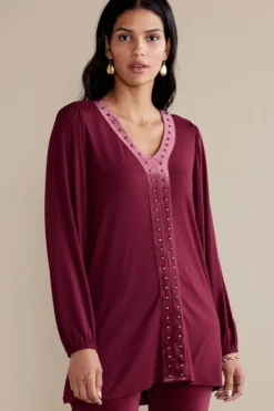 Soft Surroundings Tops-Adornment Top