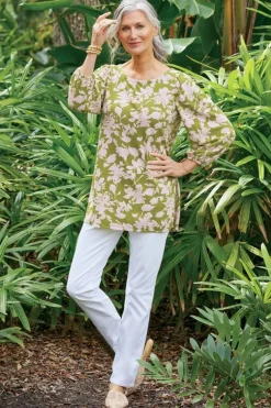 Soft Surroundings Tops|Tunics & Leggings-Ainsley Linen Blend Tunic