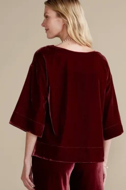 Soft Surroundings Tops-Aria Velvet Top