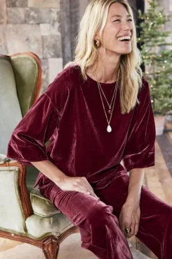 Soft Surroundings Tops-Aria Velvet Top