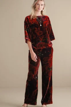 Soft Surroundings Tops-Aria Velvet Top