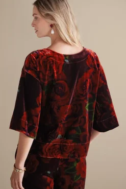 Soft Surroundings Tops-Aria Velvet Top