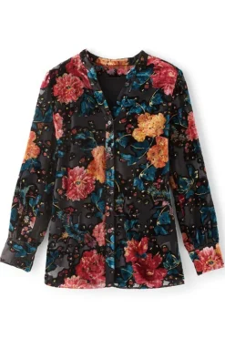 Soft Surroundings Tops-Autumn Velvet Tunic