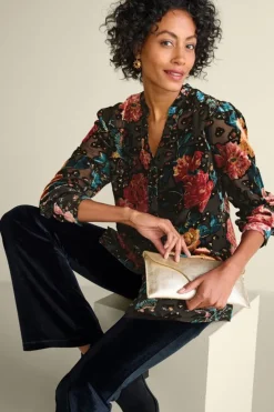 Soft Surroundings Tops-Autumn Velvet Tunic