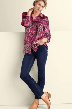 Soft Surroundings Tops-Bellarosa Velvet Tunic