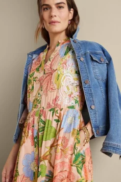 Soft Surroundings Dresses-Bellicia Embroidered Midi Dress