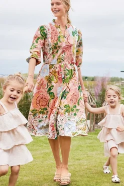 Soft Surroundings Dresses-Bellicia Embroidered Midi Dress