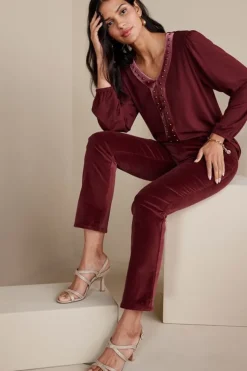Soft Surroundings Pants-Blakely Velveteen Pants