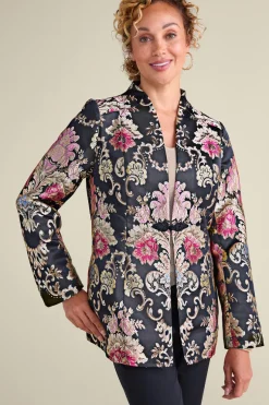 Soft Surroundings Jackets & Coats-Branca Jacquard Jacket