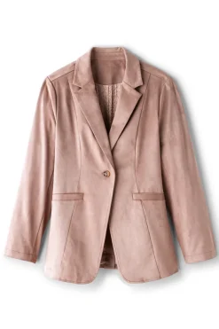 Soft Surroundings Toppers|Jackets & Coats-Breck Faux Suede Blazer