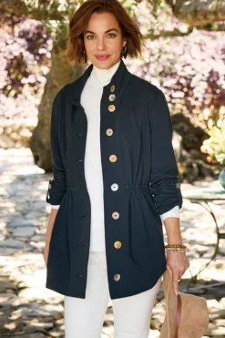 Soft Surroundings Jackets & Coats-Caprice French Terry Jacket