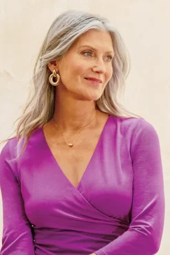 Soft Surroundings Jewelry|Earrings-Cara Hammered Hoop Earrings