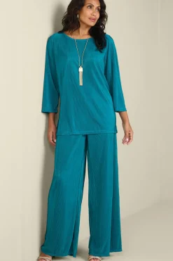 Soft Surroundings Tops-Cella Plisse Tunic