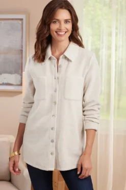 Soft Surroundings Tops-Cozy Boyfriend Shirt