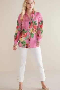 Soft Surroundings Tops-Danica Embellished Shirt
