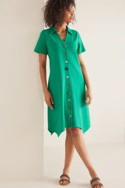 Soft Surroundings Dresses-Danielle Button Dress