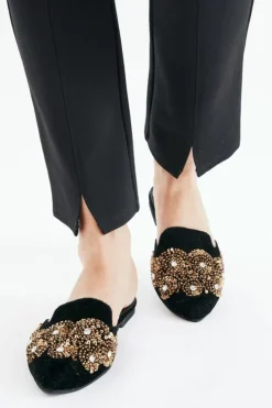 Soft Surroundings Shoes-Delilah Embellished Slide