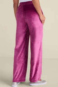 Soft Surroundings Pants-Dixie Velour Wide Leg Pants