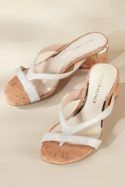 Soft Surroundings Shoes-Donald Pliner Mida Cork Heel Slide