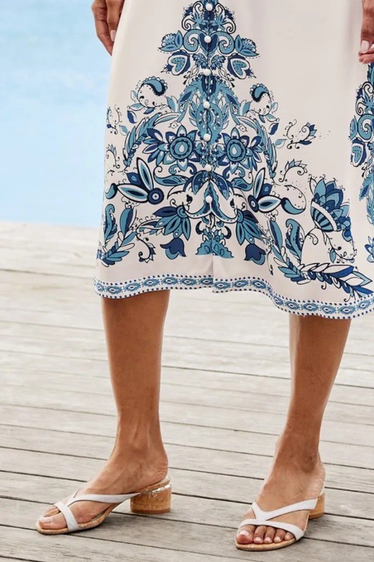 Soft Surroundings Shoes-Donald Pliner Mida Cork Heel Slide