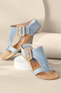 Soft Surroundings Shoes-Donald Pliner Ofelia Wedge Slide