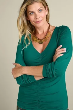 Soft Surroundings Tops-Edeliz Long Sleeve Tee