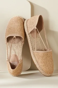 Soft Surroundings Shoes-Eileen Fisher Lee Raffia Stretch Espadrille