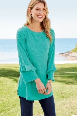 Soft Surroundings Tops-Erin Linen Blend Tunic
