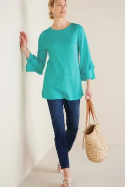 Soft Surroundings Tops-Erin Linen Blend Tunic