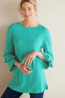 Soft Surroundings Tops-Erin Linen Blend Tunic