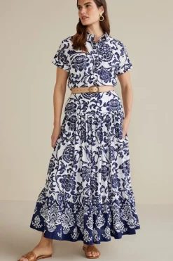 Soft Surroundings Skirts-Gia Maxi Skirt