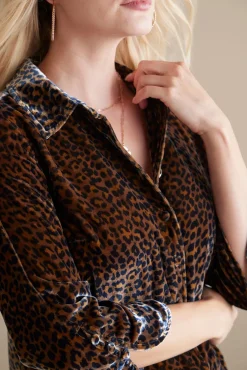 Soft Surroundings Tops-Icon Silk Velvet Poets Tunic Shirt