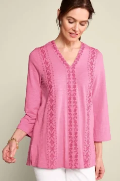 Soft Surroundings Tops|Tunics & Leggings-Ingrid Embroidered Tunic
