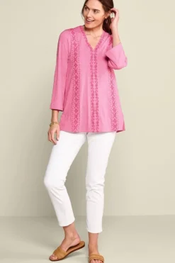Soft Surroundings Tops|Tunics & Leggings-Ingrid Embroidered Tunic
