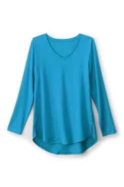 Soft Surroundings Tops-Isabel Pima Long Sleeve Tee