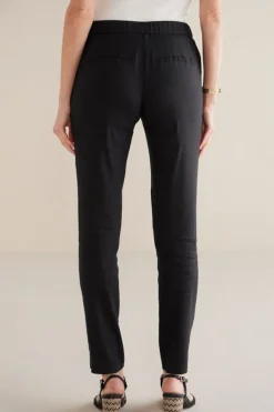 Soft Surroundings Pants-Isla Stretch Linen Slim Leg Pants