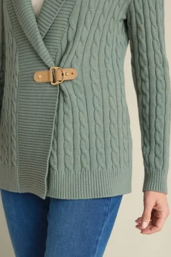 Soft Surroundings Tops|Sweaters & Cardigans-Ivey Cable Knit Cardigan