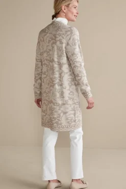 Soft Surroundings Tops|Sweaters & Cardigans-Ivy Shimmer Long Cardigan