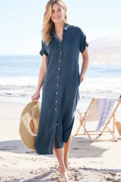 Soft Surroundings Dresses-Je Veux Midi Shirtdress