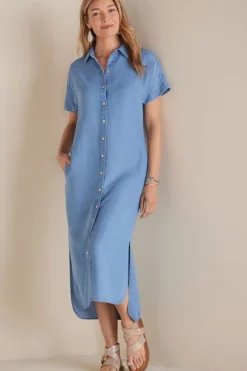 Soft Surroundings Dresses-Je Veux Midi Shirtdress