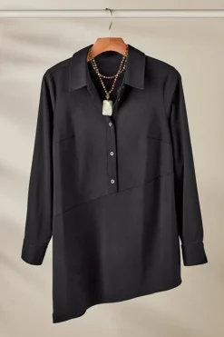 Soft Surroundings Tops-Jeanne Asymmetrical Tunic