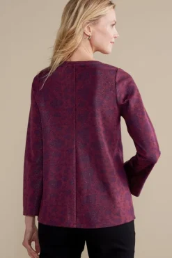 Soft Surroundings Tops-Jeri Jacquard Top