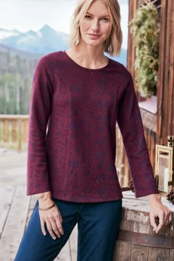 Soft Surroundings Tops-Jeri Jacquard Top