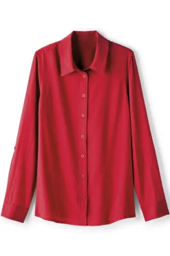 Soft Surroundings Tops-Jordan Linen Blend Shirt