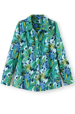 Soft Surroundings Tops-Jordan Linen Blend Shirt