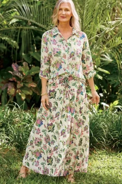 Soft Surroundings Tops-Jordan Linen Blend Shirt