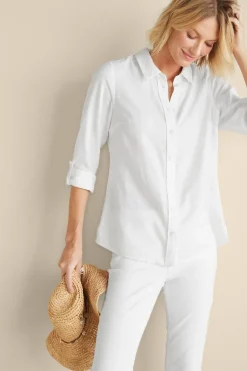 Soft Surroundings Tops-Jordan Linen Blend Shirt