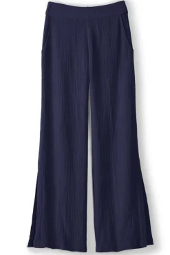 Soft Surroundings Pants-Khulani Wide Leg Gauze Pants