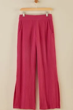 Soft Surroundings Pants-Khulani Wide Leg Gauze Pants