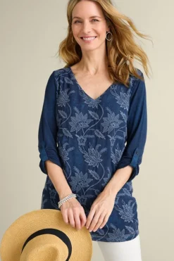 Soft Surroundings Tops|Tunics & Leggings-Kimbra Embroidered Tunic